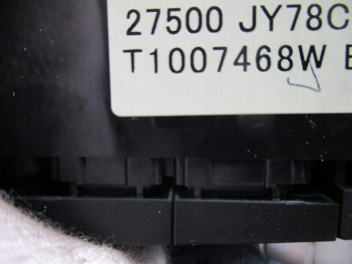 Renault Koleos Klímapanel, fűtéskapcsoló 27500JY78C