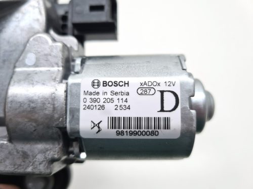 Opel Corsa F Hátsó ablaktörlő motor 9819900080
