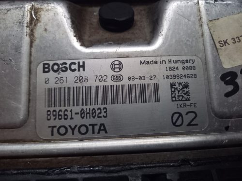 Toyota Aygo, Citroen C1, Peugeot 107 motorvezérlő elektronika 89661-0H023