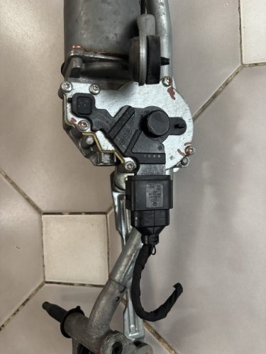 Audi A1 első ablaktörlő motor, szerkezet 8X1955119