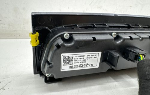 Opel Grandland X Klímapanel, fűtéskapcsoló 98224342YX