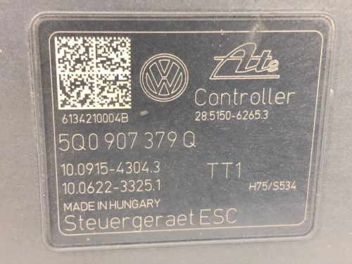 Volkswagen Golf VII ABS kocka 5Q0907379Q 5Q0614517P