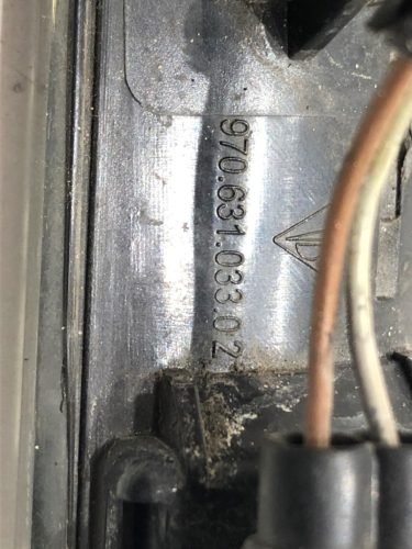 Porsche Panamera 970 Bal első indexlámpa 97063103302