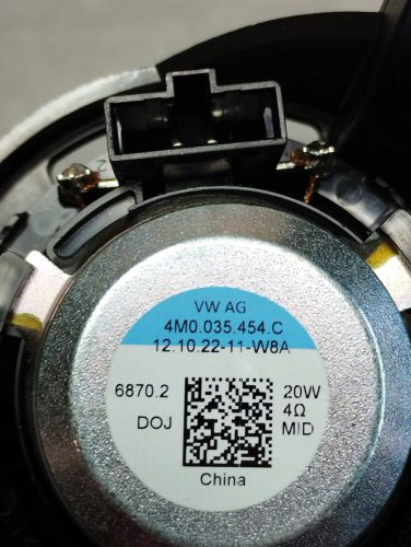 Volkswagen Audi Seat Skoda műszerfal hangszóró 4M0035454C