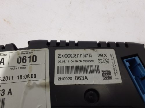 Volkswagen Amarok I Kilométeróra 2H0920863A