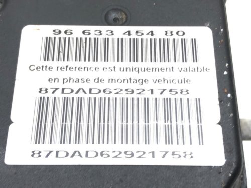 Peugeot 307, Citroen C4 ABS kocka 9663345480