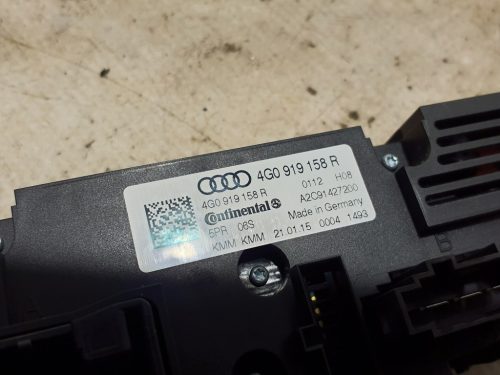 Audi A7 Klímapanel, fűtéskapcsoló 4G0919158R