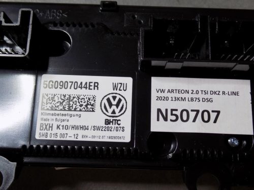 Volkswagen Arteon fűtés, klíma panel 5G0907044ER