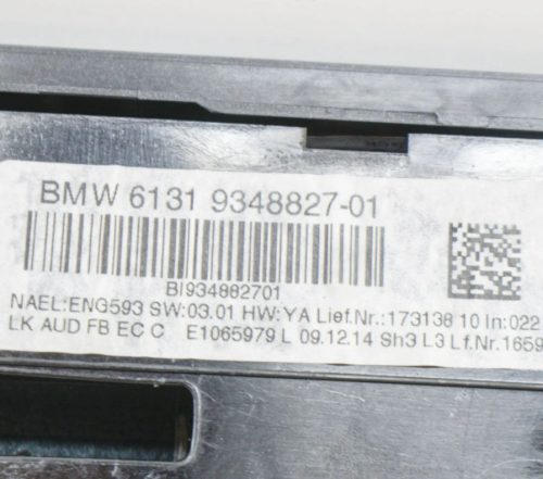 BMW 3 F30 Klímapanel, fűtéskapcsoló 9354146