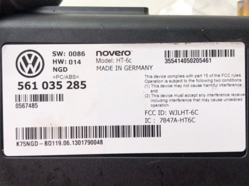 Volkswagen Passat CC, B7 navigációs modul 561035285
