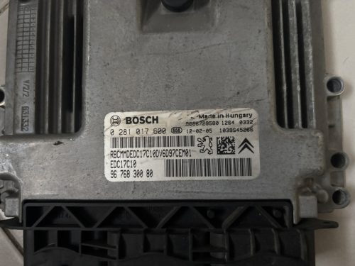 Peugeot 207, Citroen C3 motorvezérlő elektronika 0281017600 9676830080