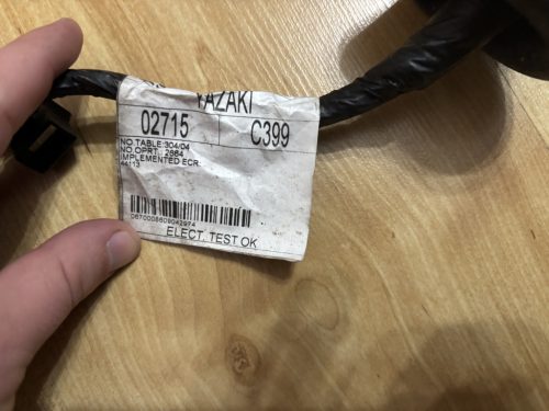 Maserati Ghibli jobb hátsó ajtó kábelköteg 06700086090