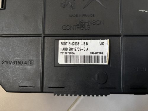 Citroen Berlingo, C4 Picasso BSI modul 9663510180