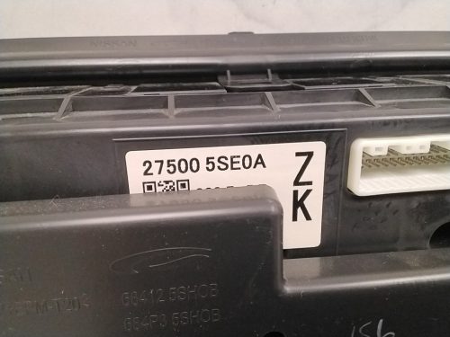 Nissan Leaf II Klímapanel, fűtéskapcsoló 684125SH0B