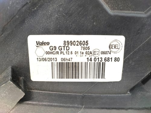 Citroen Jumpy Bal első lámpa, fényszóró 1401368180