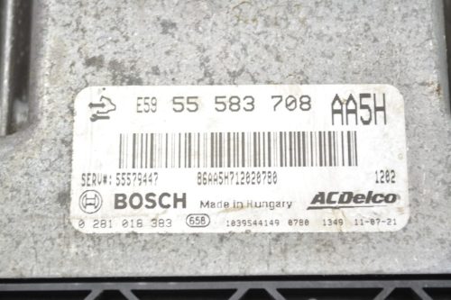 Chevrolet Aveo T300 Motorvezérlő 55583708