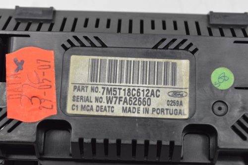 Ford Focus Klímapanel, fűtéskapcsoló 7M5T18C612AC
