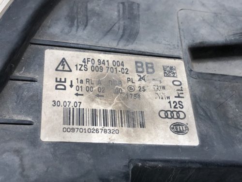 Audi A6 C6 Jobb első lámpa, fényszóró 4F0941004BB