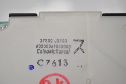 Nissan X-Trail T31 Klímapanel, fűtéskapcsoló 27500JG700