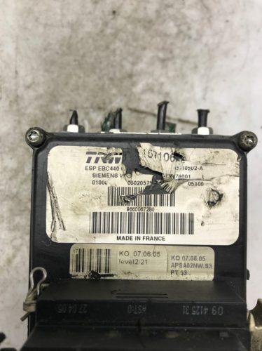 Peugeot 407, Citroen C5 ABS kocka S118676001M 9660067280