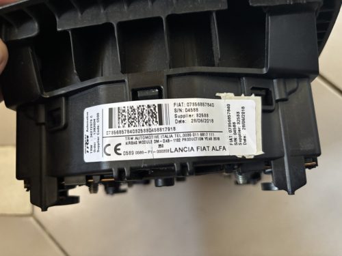 Citroen Jumper kormány légzsák 07356857840