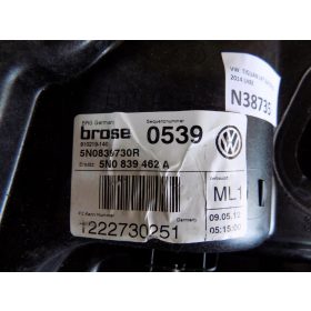   Volkswagen Tiguan II jobb hátsó ablakemelő mechanika 5N0839462A