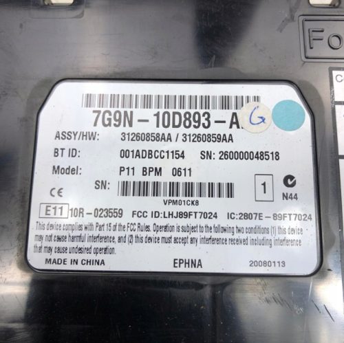 Volvo V70 III, XC70 III, S80 II Bluetooth modul 7G9N-10D893-AG
