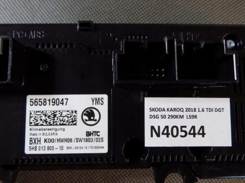 Skoda Karoq Klímapanel 565819047