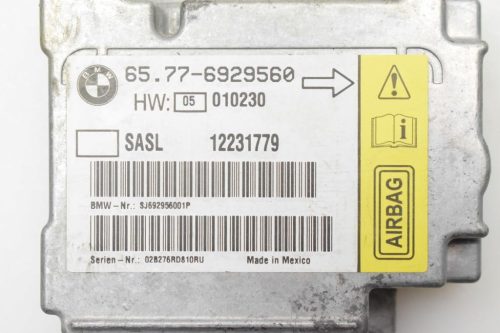 BMW 7 E65 Légzsákvezérlő modul 6929560
