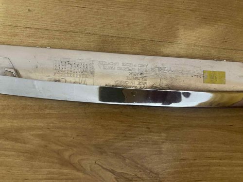 Tesla Model S króm lökhárító díszléc 6009388-00-C