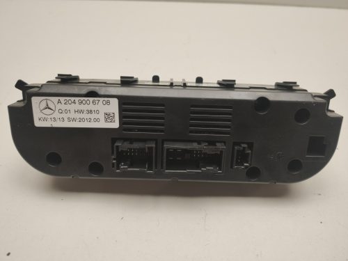 Mercedes Benz CLS-Osztály 218 Fűtéskapcsoló, klímapanel A2049006708