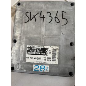 Toyota Yaris Verso motorvezérlő elektronika 89661-52280